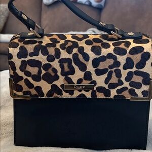 Dune London Animal Print and Black Bag